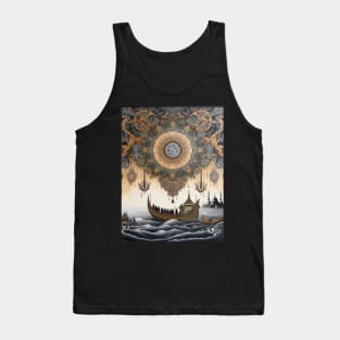 Islamic Grandeur Unveiled: Timeless Art, Floral Motifs, and Vibrant Ornaments Tank Top